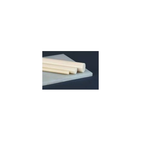 Natural Nylon Sheet - Extruded,1.000 Thick,12 X 24